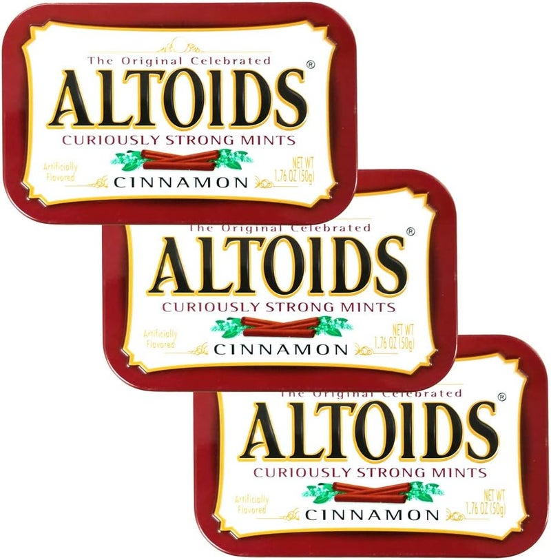 Wrigley's Altoids Cinnamon Mints - Pack of 3 - Image 1